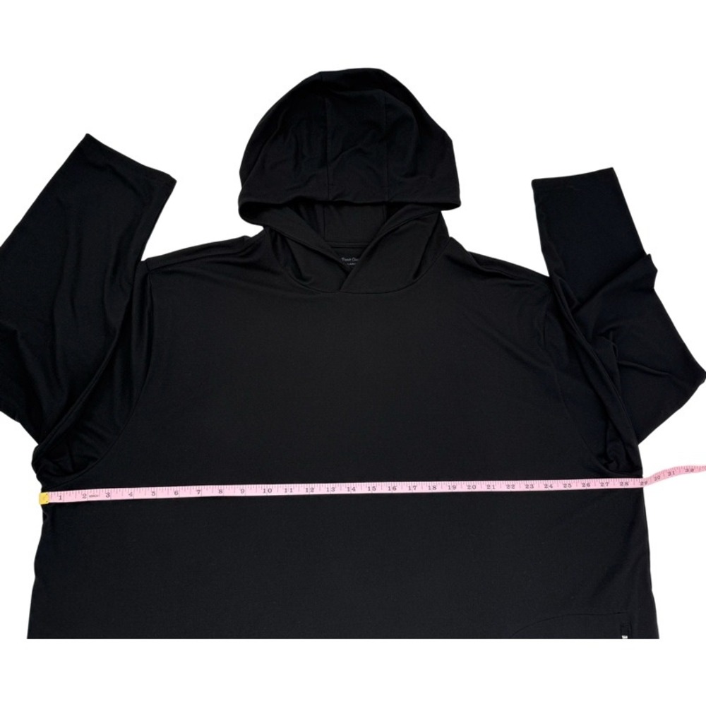 FRESH CLEAN THREADS 3XL Black Tech Pullover Hoodie Zipper Pockets Activewear - Picture 5 of 10